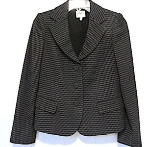 Armani Collezione Cropped Wool Blend Jacket, Size 6